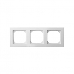 Рамка 3-постовая Liregus Epsilon белый 28-0423