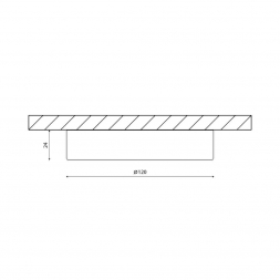 Потолочный светодиодный светильник DesignLed KH-R120-9-NW 001860