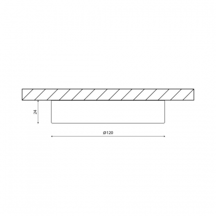 Потолочный светодиодный светильник DesignLed KH-R120-9-NW 001860