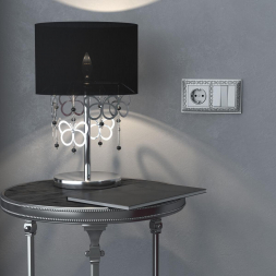 Рамка Werkel Antik на 2 поста матовый хром WL07-Frame-02 4690389145674