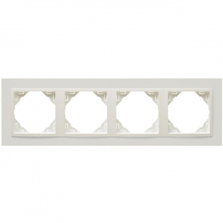 Рамка 4-постовая Efapel Logus 90 Animato лед/лед 90940 TEE