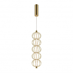 Подвесной светодиодный светильник Maytoni Golden Cage MOD216PL-L10G3K