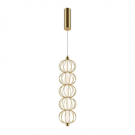 Подвесной светодиодный светильник Maytoni Golden Cage MOD216PL-L10G3K