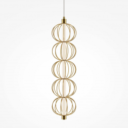 Подвесной светодиодный светильник Maytoni Golden Cage MOD216PL-L10G3K
