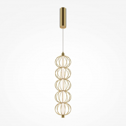 Подвесной светодиодный светильник Maytoni Golden Cage MOD216PL-L10G3K