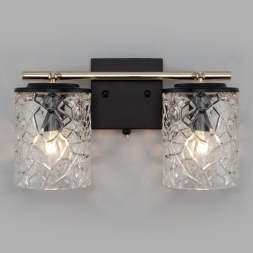 Спот Eurosvet Jackice 20095/2 черный/золото