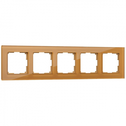 Рамка Werkel Favorit на 5 постов бронзовый WL01-Frame-05 4690389098680