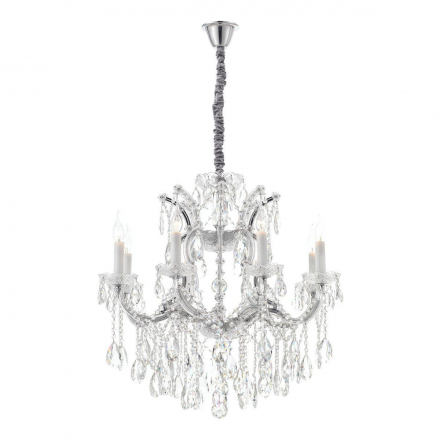 Подвесная люстра iLamp Diamond 6071-8 CR+CL