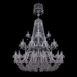 Подвесная люстра Bohemia Ivele 1409/20+10+5/530/XL-203/3d Ni