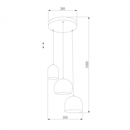 Подвесная люстра TK Lighting 2827 Tempre