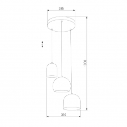 Подвесная люстра TK Lighting 2827 Tempre