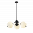 Подвесная светодиодная люстра Elvan LU-9326/3R-7W-WW-BkWh