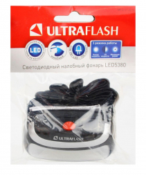 Налобный светодиодный фонарь Ultraflash Headlite от батареек 70х50 100 лм LED5380 12870