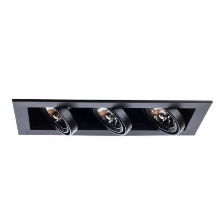 Встраиваемый светильник Arte Lamp Technika A5930PL-3BK