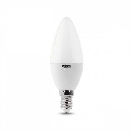 Лампа светодиодная Gauss E14 10W 3000K матовая 33110