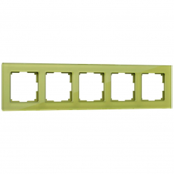 Рамка Werkel Favorit на 5 постов фисташковый WL01-Frame-05 4690389098697