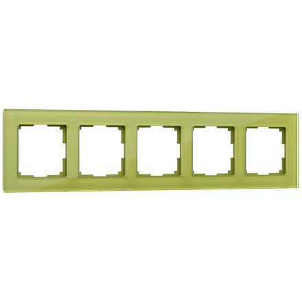 Рамка Werkel Favorit на 5 постов фисташковый WL01-Frame-05 4690389098697