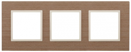 Рамка 3-постовая ЭРА Elegance 14-5303-07 Б0034578