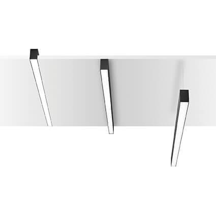 Подвесной светодиодный светильник Ideal Lux Fluo Wide 1800 3000K Bk 192567