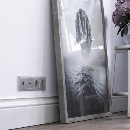 Рамка Werkel Antik на 4 поста матовый хром WL07-Frame-04 4690389145698