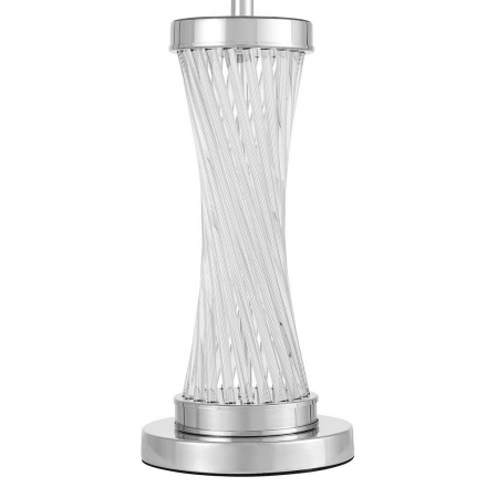 Настольная лампа Lumina Deco Villanova LDT 302 CHR+WT