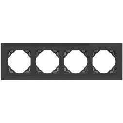 Рамка 4-постовая Efapel Logus 90 Animato серый/серый 90940 TSS