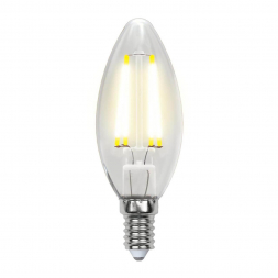 Набор светодиодных ламп филаментная Uniel E14 7,5W 3000K прозрачная LED-C35-7,5W/WW/E14/CL GLA01TR UL-00008081
