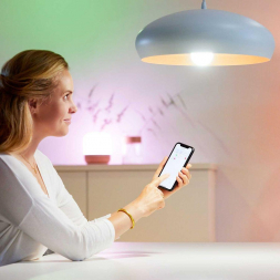 Лампа светодиодная диммируемая WiZ E27 8W 2700K матовая Wi-Fi BLE 60W A60 E27 927 DIM1PF/6 929002450202