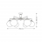 Потолочная люстра Kutek Mood Artu Glass ART-PL-6 (N) G
