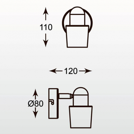 Спот Zumaline Alex CK99515-1W