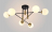 Потолочная люстра Crystal Lux Fidel PL6 Black
