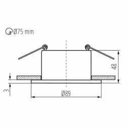 Точечный светильник Kanlux GLOZO DSO SR/W 36221
