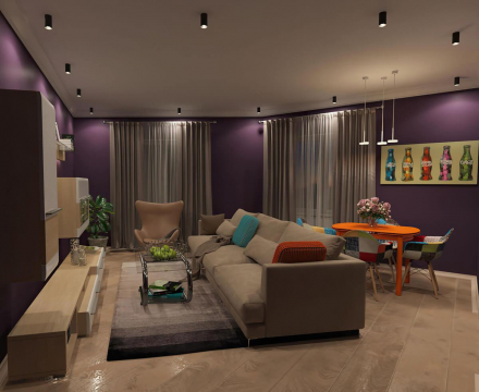 Потолочный светильник Denkirs Ikast DK2008-BK