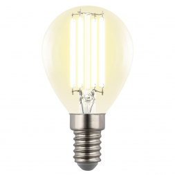 Лампа светодиодная Uniel E14 4W 3000K прозрачная LED-G45-4W/3000K/E14/CL GLY01TR UL-00011938
