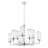 Подвесная люстра Crystal Lux Gloria SP9 Chrome