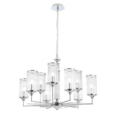 Подвесная люстра Crystal Lux Gloria SP9 Chrome