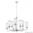 Подвесная люстра Crystal Lux Gloria SP9 Chrome