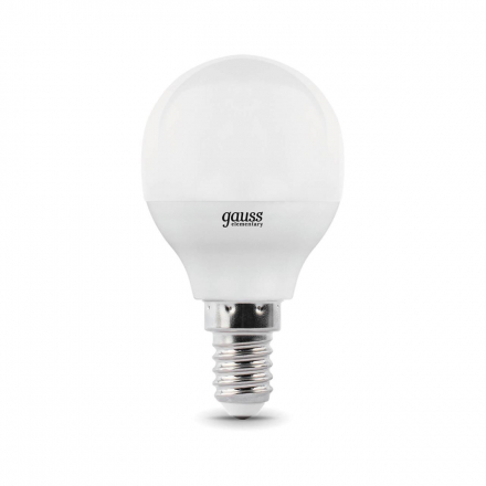 Лампа светодиодная Gauss E14 10W 3000K матовая 53110