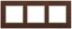 Рамка 3-постовая ЭРА Elegance 14-5303-09 Б0034580
