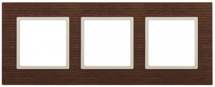Рамка 3-постовая ЭРА Elegance 14-5303-09 Б0034580