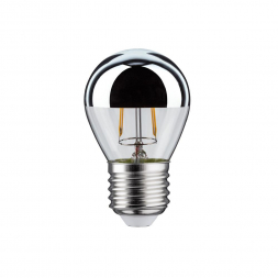 Лампа светодиодная E27 2,5W 2700K груша зеркальная 28384