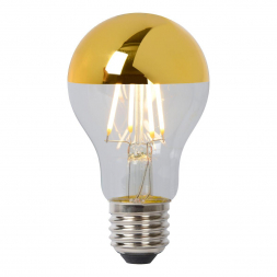 Лампа светодиодная диммируемая Lucide E27 5W 2700K золотая 49020/05/10