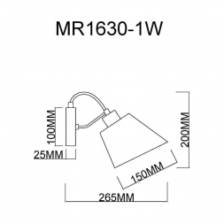 Бра MyFar Amber MR1630-1W