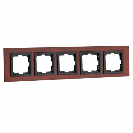 Рамка 5-постовая Mono Electric Style черешня 107-500000-164