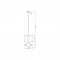 Подвесной светильник Vele Luce Cross VL5272P01