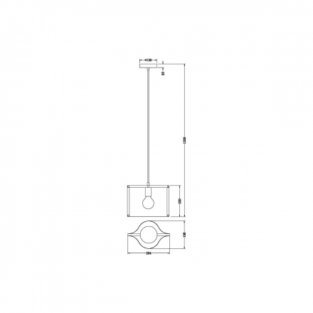 Подвесной светильник Vele Luce Cross VL5272P01