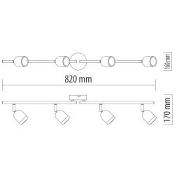 Спот De Markt Орион 2 546021204