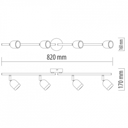 Спот De Markt Орион 2 546021204