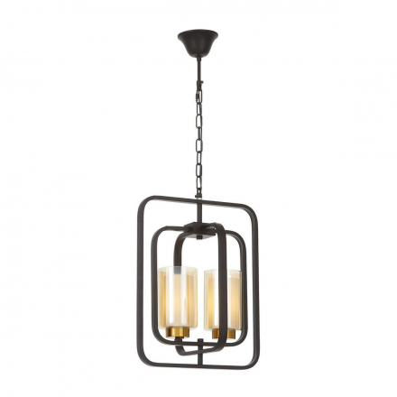 Подвесная люстра Lumina Deco Indivia LDP 1238-2 BK+MD