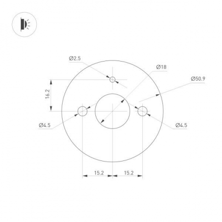 Настенный светодиодный светильник Arlight Sp-Vinci-S900x55-10W Day4000 033550